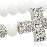 Sweet Deluxe Damen-Armband Kassandra silber weiß Messing 2458 B00CL5024G