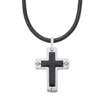 s.Oliver Jewel Herren-Kette mit Anhänger Edelstahl Leder 50 cm – 508353 B00MPSSNU4