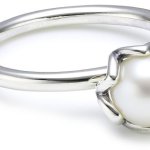Pandora Damen-Ring 925 Silber S&uuml;&szlig;wasser-Zuchtperle Wei&szlig; 190865P B00BPMHQ36