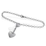Goldmaid Damen-Armband Herz 925 Sterlingsilber 15 Zirkoniasteine He A29S B001QCYK20