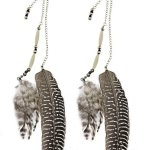 Capelli New York Feder-Haarklammern Big Feather Black Combo, One Size B00JXDQNWE