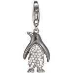 Esprit Damen-Charms penguin sparkle 925 Sterlingsilber schwarzer Lack ESCH91061A000 B005EGI4Y4