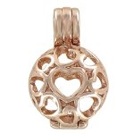 Quiges Fashion Jewellery Quiges, Eligo Jewellery 12mm Rosé Plated Kugel Anhänger für Eligo 12mm Kugeln B00JIWHZ4A