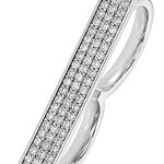 JETTE Silver Damen-Ring 925er Silber rhodiniert Zirkonia (silber) B00OMD36E8