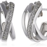 Fossil Jewelry Damen-Creolen Silber / Zirkonia B00B193ZBK