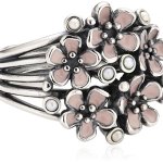 Pandora Damen-Ring 925 Sterling Silber Emaille rosa 190878EN40 B00BG3U7G2