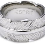Esprit Damen-Ring Feather Edelstahl.ESRG11569A170 B00FZVLQ48