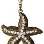 Pilgrim Jewelry Damen-Anhänger Messing aus der Serie Mega vergoldet,weiß 6 cm 411322007 B00CMOLSO4