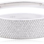 Swarovski Damen-Armreif Stone Edelstahl weiß 1156344 B00FDTKR56