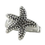 Quiges Fashion Jewellery Quiges, Eligo Jewellery Silver Plated Seastar Eligo Clip on Charm für Viventy/Fossil 5mm Leather Armbands B008YYIZ4W