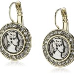 Dyrberg/Kern Damen-Ohrhänger Vergoldetes Metall Kristall 335578 B00HEYANGG