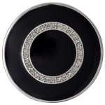 Pilgrim Jewelry Damen-Anhänger Messing Pilgrim Damen-Anhänger aus der Serie Coin versilbert,schwarz 3.0 cm 441336105 B00ESBLXDK