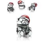 ORIGINAL PANDORA WEIHNACHTS-TEDDY 791391 ENMX SCHMUCK SILBER CHARM ALE 925 B00OZQI7S2