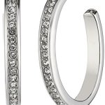 Dyrberg/Kern Damen-Creolen Versilbertes Metall Kristall Glaskristall 336159 B00LFIKCXG