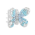 Glamorousky Schmetterling Haarspange In Hellblau Und Silber Swarovski Elementkristallen (680) B00OTVUBO6