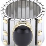 Nomination Damen-Ring Gro&szlig; Sowie Ein in Ex 202 Achat Schwarz Ring gr&ouml;&szlig;e variabel 041546/002 B0050C93X8