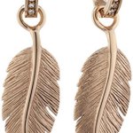 Esprit Jewels Damen-Creolen Edelstahl Feather rose ESCO11485B000 B00E4LILQ6