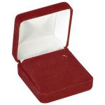 Noble Packaging HOOP EARRING BOX – BURGUNDY-HOOP EARRING-W-SLEEVE B00GTQ2ZC0