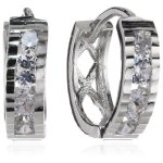 Amor Jewelry Damen-Creolen 925 Sterling Silber 458290 B00EQ0FVBI