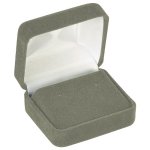 Noble Packaging DOUBLE EARRING BOX – DARK GREY-DOUBLE EARRING-W-SLEEVE B00GTQ2QLU