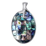 Bella Donna Damen-Anh&auml;nger 925 Sterlingsilber Abalone 655058 B00442PDX4