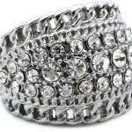 Dyrberg/Kern Damen-Ring RIKA II SS CRYSTAL 332732 B00GWHZS4I