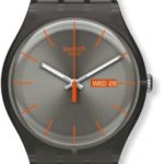 Swatch Damen-Armbanduhr Warm Rebel Analog Quarz Plastik SUOM702 B00441C9S2