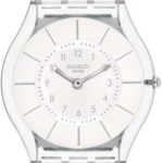 Swatch Damen-Armbanduhr XS White Classiness Analog Quarz Kautschuk SFK360 B004I1KJLM
