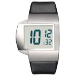 Junghans Herren-Armbanduhr XL Futura Digital Leder 026/4100.00 B005EYSPBS