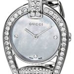 Gucci Damen-Armbanduhr XS HORSEBIT Analog Quarz Edelstahl YA139505 B00K0D7A6Y