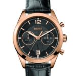 Hugo Boss Herren-Armbanduhr Chronograph Quarz Leder 1512746 B00GMG35FS