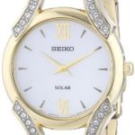 Seiko Damen-Armbanduhr XS Analog Quarz Edelstahl beschichtet SUP216P1 B00E99WBMI