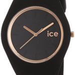 Ice-Watch Unisex-Armbanduhr Glam rosegold black Analog Quarz Silikon ICE.GL.BRG.U.S.14 B00L8ULQ1S