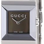 Gucci Damen-Armbanduhr G- Frame Analog Quarz Edelstahl YA128501 B006H0BLHS