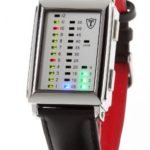 Detomaso Trend Herren-Armbanduhr SPACY TIMELINE Edelstahl Leder B003YL4436