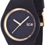 Ice-Watch Unisex-Armbanduhr Glam gold black Analog Quarz Silikon ICE.GL.BK.U.S.13 B00F4B2PSK