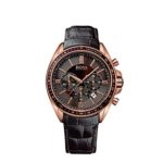 Hugo Boss Herren-Armbanduhr XL Chronograph Quarz Leder 1513093 B00NMDDUPO