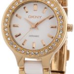 DKNY Damen-Armbanduhr XS Analog Quarz verschiedene Materialien NY8141 B004MRGOXO