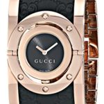 Gucci Damen-Armbanduhr TWIRL Analog Quarz Edelstahl YA112438 B00M2R8JZ2