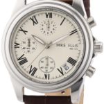 Mike Ellis New York Herren-Armbanduhr Chronograph Quarz Leder M2450SSL/1 B00DIR7PN2