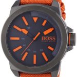 BOSS Orange Herren-Armbanduhr XL New York Analog Quarz Textil 1513010 B00I7TZSPS