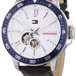 Tommy Hilfiger Watches Herren-Armbanduhr XL BROOKS Analog Automatik Leder 1791056 B00MLYD9VA