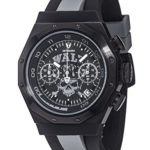 Detomaso Herren-Armbanduhr WALZ Edition ADRENALINE Grey Trend Chronograph Quarz Silikon DT-W1003-D B00QQDK50U