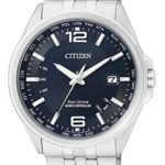 Citizen Herren-Armbanduhr XL Funkuhren Analog Quarz Edelstahl CB0010-88L B00NQ0LA82