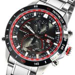 Dogs Stars Sportuhr Pilot – Sportliches Design mit topaktuellen, roten Akzenten – Präzessionsuhrwerk – Analog B00QKV4A4A